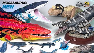 NEW MOSASAURUS Jurassic World Mosasaurus Collection New TRex Wave 3 Mini figures [upl. by Kyrstin83]