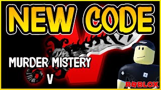 ✅NEW WORKING CODE for🔪 MURDER MISTERY V🔪Roblox 2024 🔪 Codes for MMV 🔪 Codes for Roblox TV [upl. by Sedgewinn]