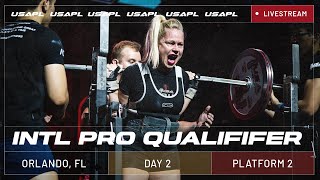 2023 USAPL Olympia International Pro Qualifier  Platform 2 [upl. by Dazraf]