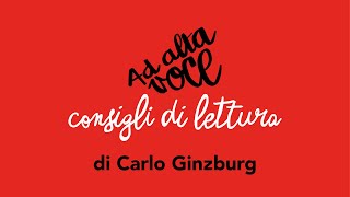 Carlo Ginzburg consigli di lettura  Pordenonelegge  Ad alta voce 2022 [upl. by Mou119]