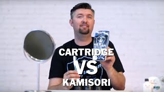 Kamisori vs Cartridge razor in a Wet Shaving Showdown [upl. by Ahsim893]