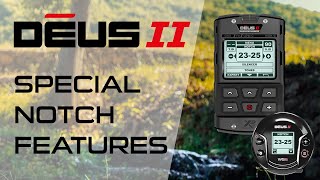 XP DEUS II Activating the Notch Feature  XP Metal Detectors [upl. by Maurilla]