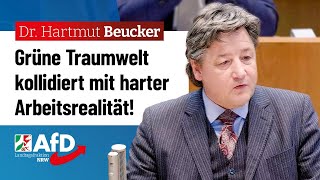 Grüne Traumwelt kollidiert mit Arbeitsrealität – Dr Hartmut Beucker AfD [upl. by Atlas]