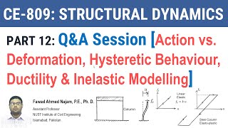 12  QampA Session  The Concepts of Action vs Deformation Hysteresis Ductility Inelastic Modeling [upl. by Aloiv]