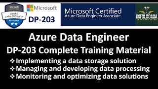 Azure DP203 Data Engineering  DP203 Certification  DP203  Azure DP203  DP 203  Azure Data [upl. by Yelkcub]