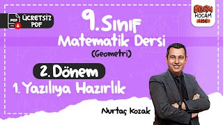 9Sınıf  Matematik Geometri 2Dönem 1Yazılıya Hazırlık Üçgende Temel Kavramlar Nurtaç KOZAK [upl. by Nod695]