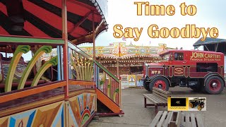 A Final Farewell to Carters Steam Fair Yard open day October 2023 Rides built for the final time [upl. by Nuahsar]