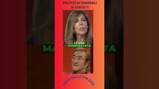 POLITICI AI FUNERALI DI STATO [upl. by Neelra]