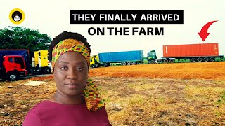 Four Shipping Containers From China Arrive On My Farm  Poultry Farm Expansion  Korewaa [upl. by Eilis]