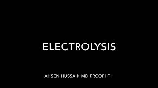 Electrolysis [upl. by Jolynn]