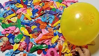 Unboxing Colorful Big Balloons  Popping with balloons💕 [upl. by Lipscomb]