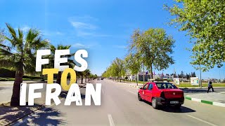 Exploring Moroccos Scenic Route Fes to Ifrane Drive through Stunning Landscapes [upl. by Corvin]