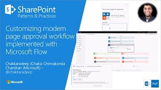 Community Call Demo  Customizing modern page approval workflow using Microsoft Flow [upl. by Arvad]