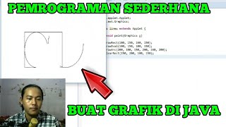 Pemrograman Grafis  Buat Grafik Sederahan Di Java Menggunakan Text Editor Eclipse [upl. by Alletsirhc377]