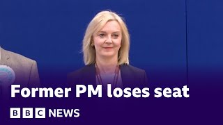 Moment former PM Liz Truss loses seat in UK general election  BBC News [upl. by Neela289]