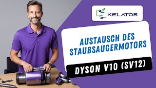 ✅ Dyson V10 Absolute SV12 reparieren der sich nicht einschalten lässt ✅ Motorwechsel [upl. by Nnayllehs]