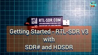 Getting Started  RTLSDR V3 with SDR and HDSDR [upl. by Avek]