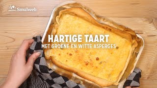 Hartige taart met witte en groene asperges [upl. by Ethelred]