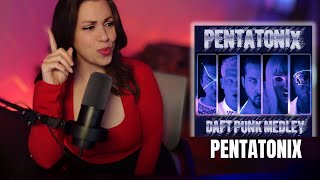 PENTATONIX “Daft Punk” Medley REACTION First Time Hearing [upl. by Nojad]