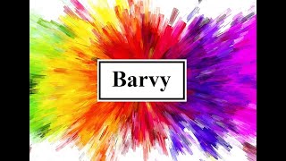 Czech online lesson Colours Barvy [upl. by Mintz140]