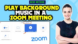 How to play music on zoom 2024  Play Background Music in a Zoom Meeting [upl. by Pastelki117]