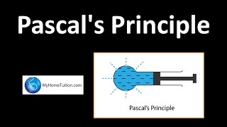 Pascals Principle  Pressure [upl. by Nelleyram]