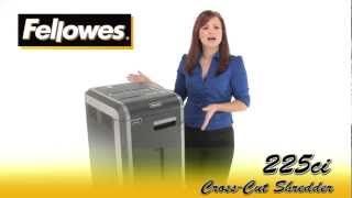 Fellowes 225Ci Jam Proof CrossCut Shredder [upl. by Aliel]