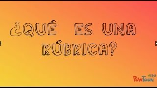 ¿Qué es una rúbrica [upl. by Hnib]