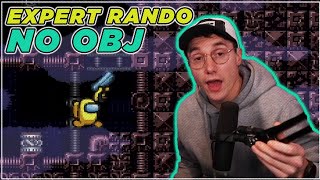 Expert Map Rando  NO OBJ  Super Metroid [upl. by Gombach911]