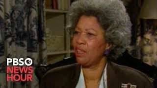 WATCH Toni Morrison on capturing a mothers compulsion to nurture in Beloved [upl. by Lauzon400]