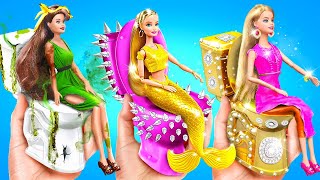 RELOOKING DE BARBIE💝 Transformation Riche vs Pauvre vs Ultra Riche 💗Créations amp Astuces par YayTime [upl. by Navinod]