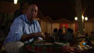 Ethiopian food on Bizarre Foods with Andrew Zimmern [upl. by Calise212]