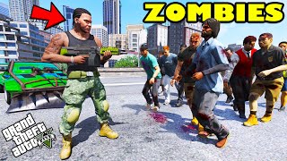 Franklin Become BODYGUARD In ZOMBIE APOCALYPSE GTA 5  SHINCHAN and CHOP [upl. by Kepner]