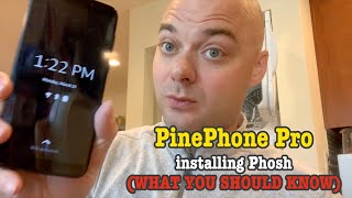 Installing Phosh on the PinePhone Pro WHAT YOU SHOULD KNOW [upl. by Amik]