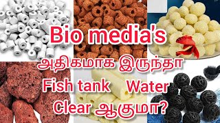 Benifits of bio medias our aquariumBio medias நன்மைகள் filter medias aqurium diy sumpfilter [upl. by Au344]