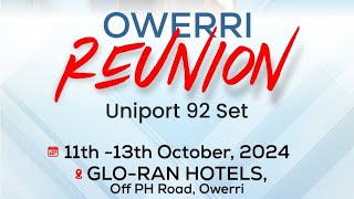 Owerri Reunion for Uniport 92 Set [upl. by Nodnek]