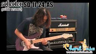 Review Schecter Japan SDII24AS [upl. by Ennovehs]