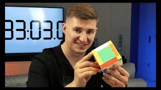 Cubastic solve 2x2 to 13x13 rubik cube world record time [upl. by Proud]