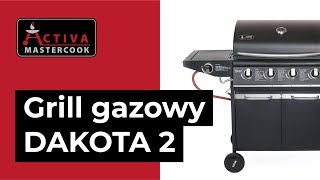 ACTIVA Polska Grill gazowy DAKOTA II 41 128  32 kW  Ruszt żeliwny [upl. by Lrae]