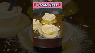 🌹EASY SWEET amp SOUR POTATO ROSE RECIPE🌹😋 recipe cooking chinesefood potatorecipe sweetandsour [upl. by Pirozzo262]