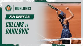 Collins vs Danilovic Round 2 Highlights  RolandGarros 2024 [upl. by Henden]