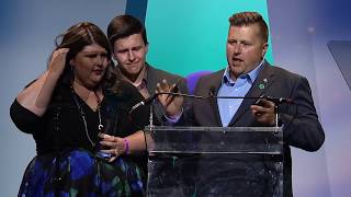 Fathering Autism wins Best in ParentingFamily  Shorty Awards 2018 [upl. by Wallack]