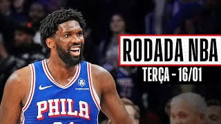 Joel Embiid VENCE em batalha de MVPs  Rodada NBA 1601 [upl. by Eerpud]