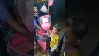 Ifraz এর হাতে এটা কিরকম cotton candy 🍬 youtubeshorts funny shorts [upl. by Solracsiul]