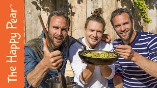 Easy spaghetti Carbonara recipe  healthy and super quick  vegan The Happy Pear amp Tim Shieff [upl. by Nathalie]