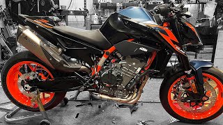 2022 KTM Duke 890R  Akrapovic Exhaust Install [upl. by Algar]