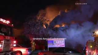 Transients Possibly Cause House Fire  Lincoln Heights RAW FOOTAGE [upl. by Vadim48]