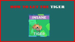 How to get the Tiger  Find The Animals Roblox [upl. by Zebapda]