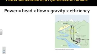 NRG 154  hydroelectricity power and energy calculations [upl. by Eiramadnil173]