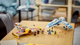 LEGO Star Wars EWing vs Shins Starfighter Review Set75364 [upl. by Atcliffe932]